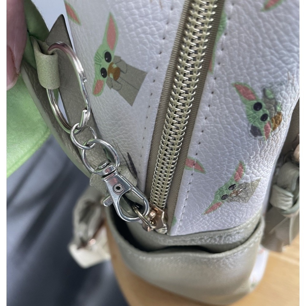 NEW, Disney Star Wars Mandalorian Baby Yoda Mini Backpack Dani Nicole NWT - Picture 4 of 8